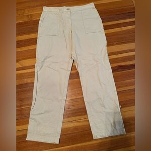 Women’s Cream Linen Pants